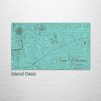 San Marino, California Street Map