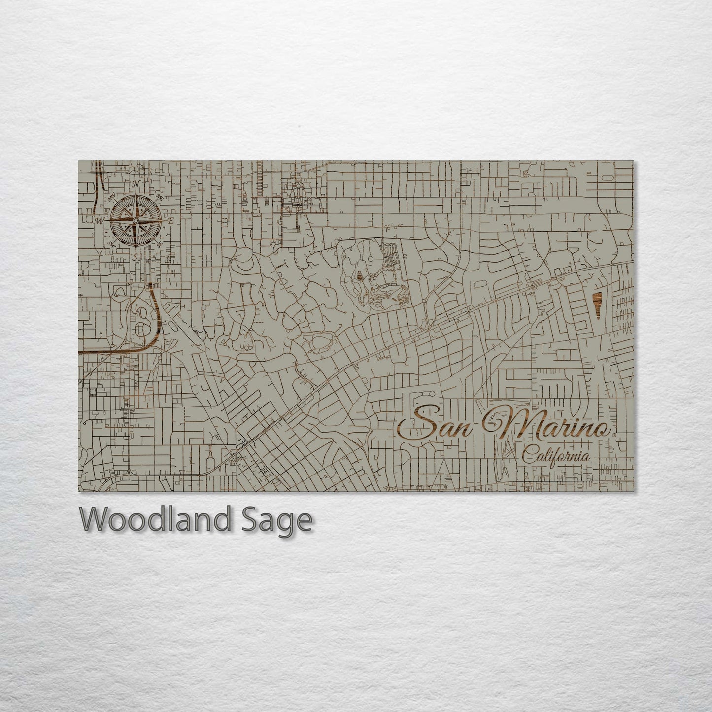 San Marino, California Street Map