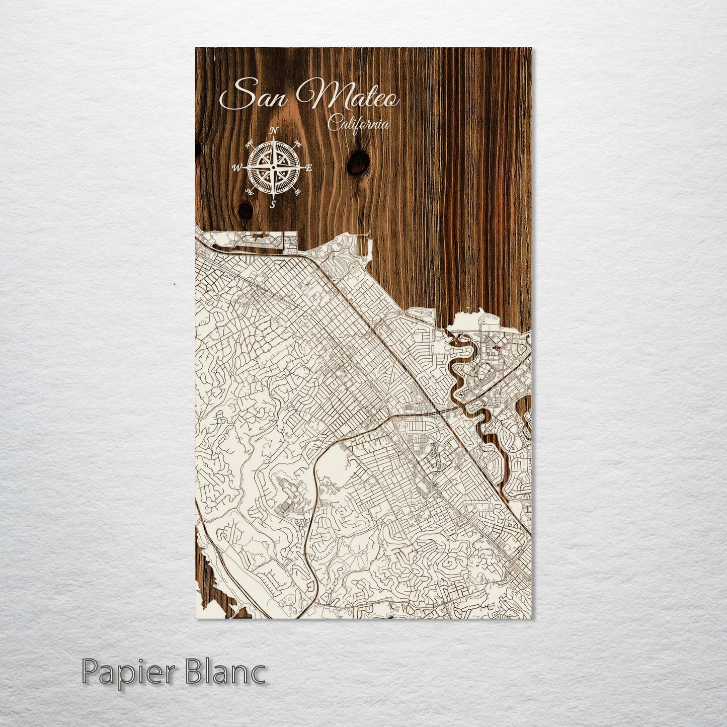 San Mateo, California Street Map