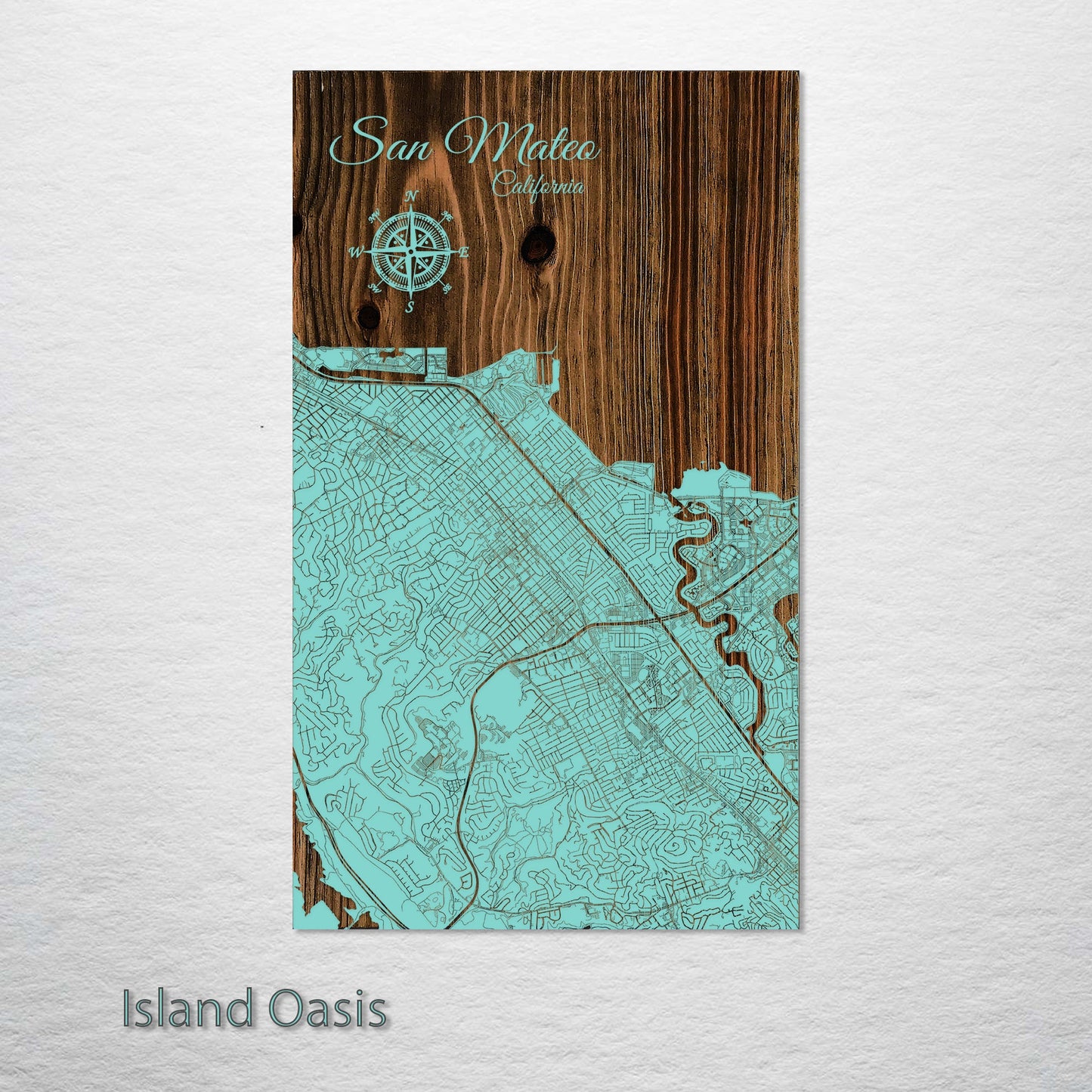 San Mateo, California Street Map