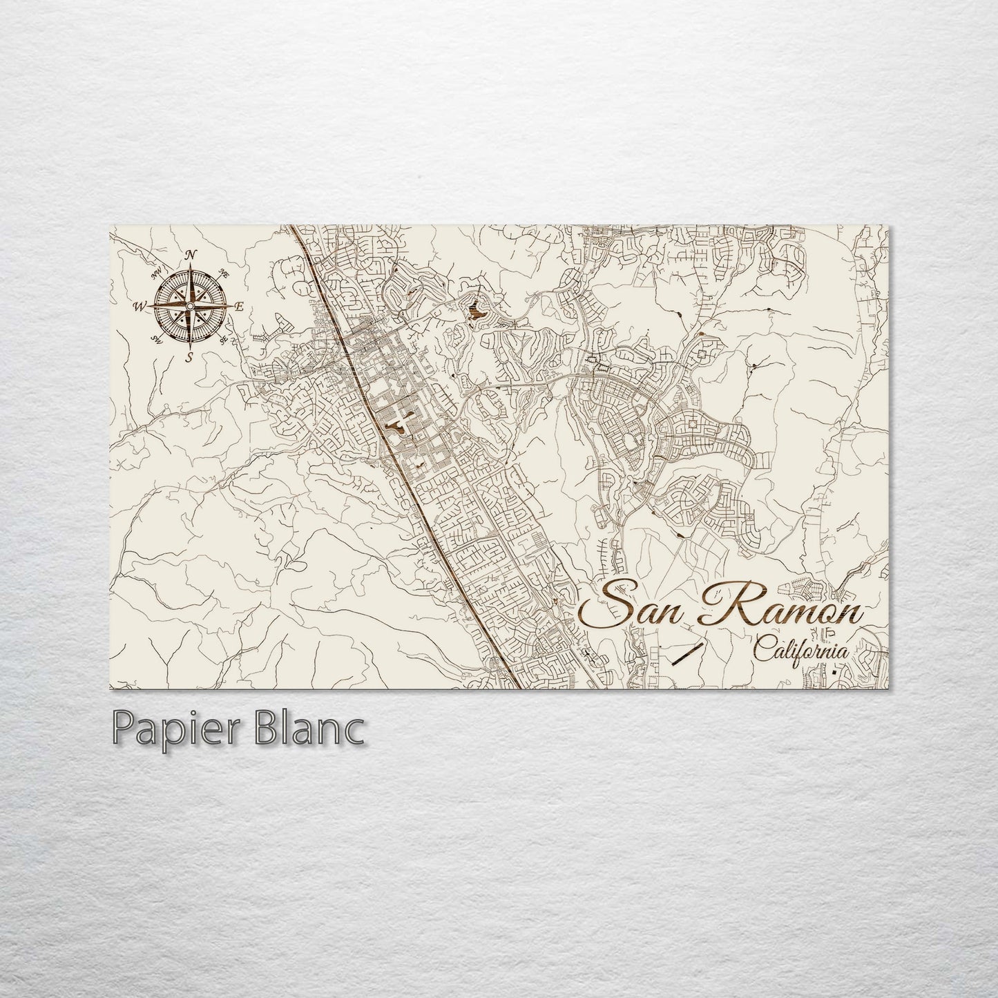 San Ramon, California Street Map