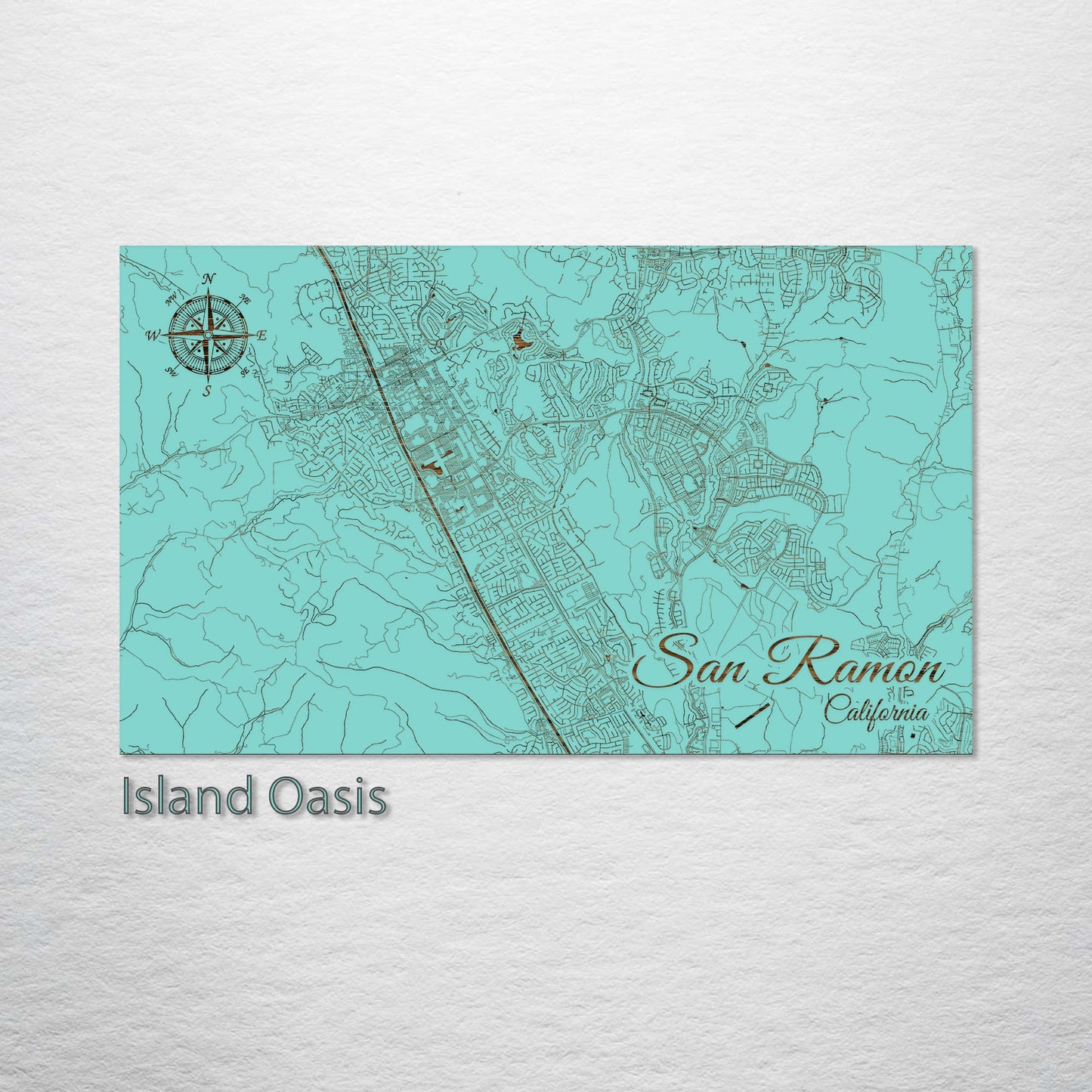 San Ramon, California Street Map