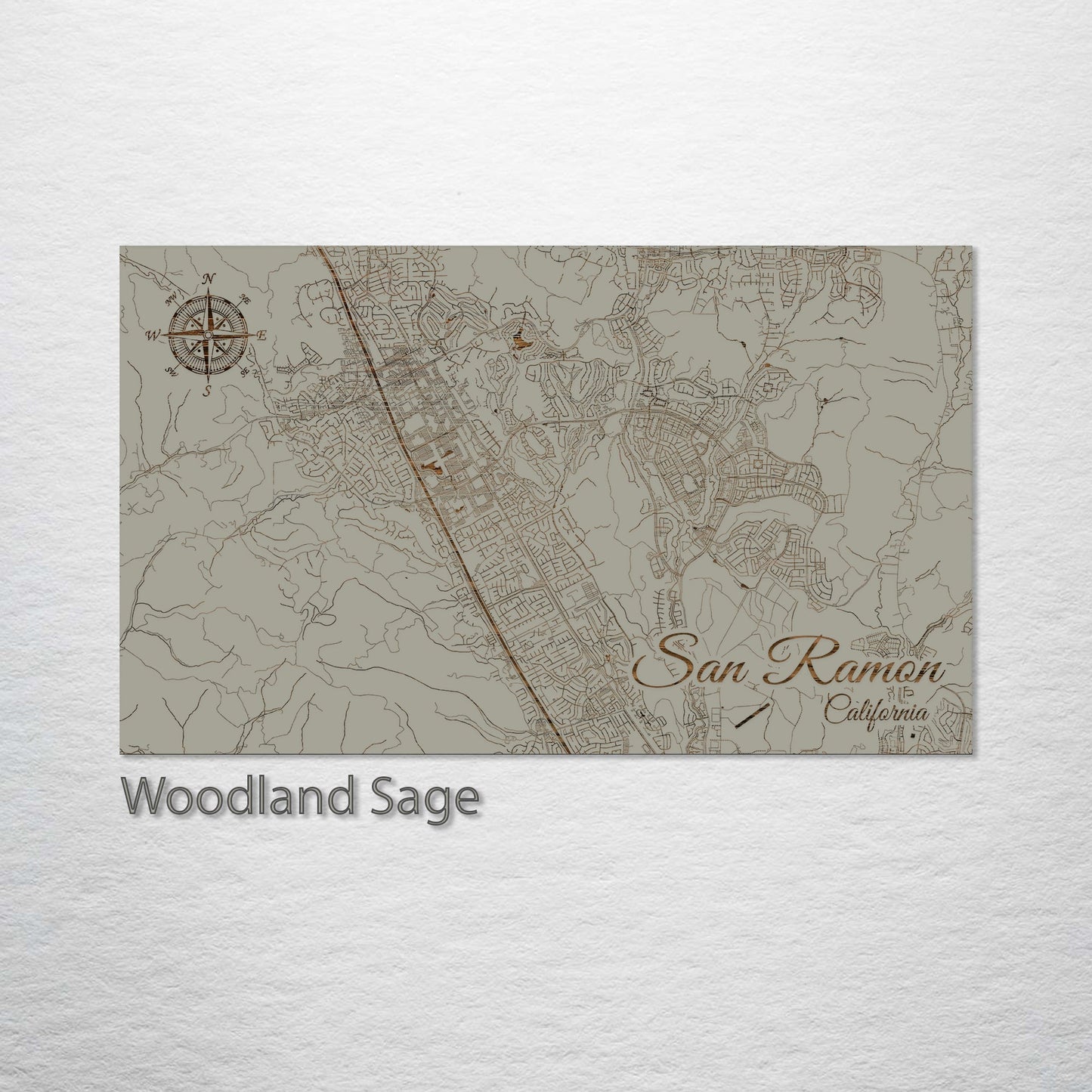 San Ramon, California Street Map