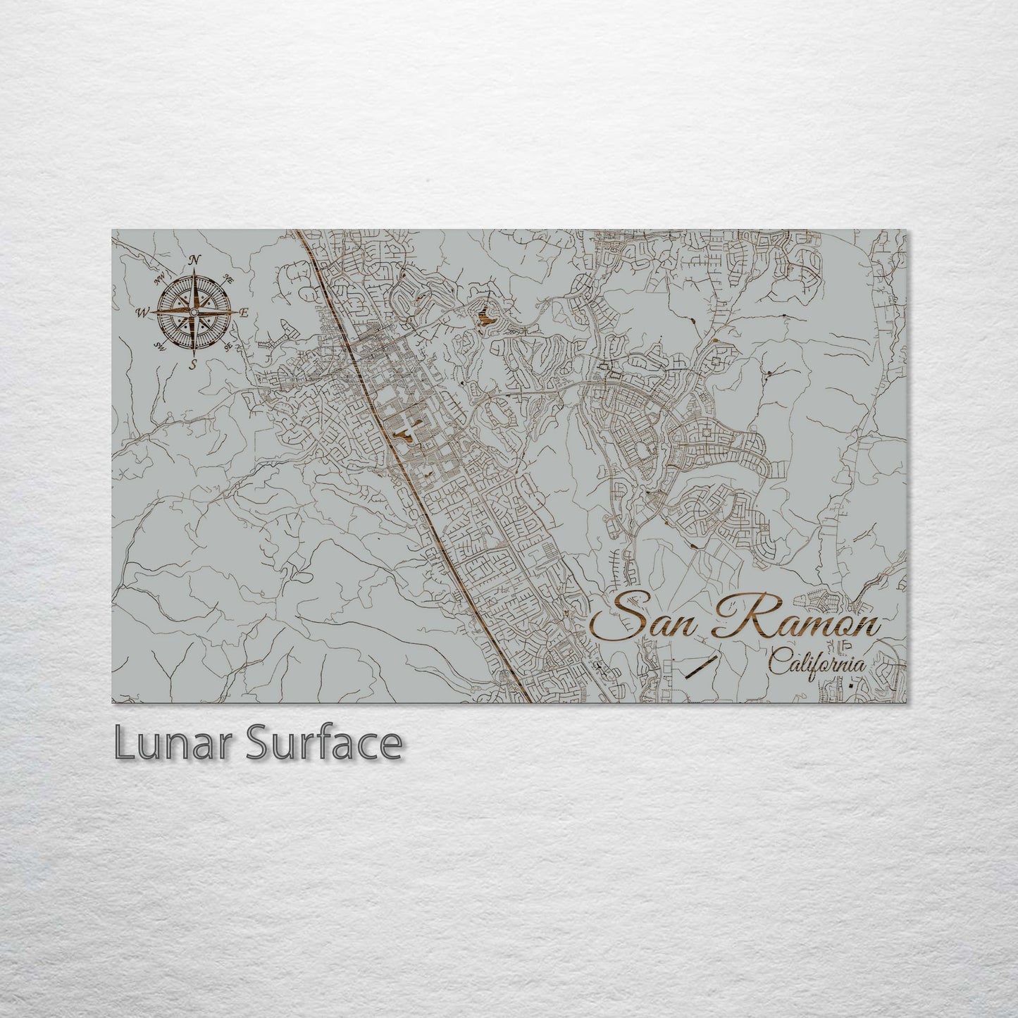 San Ramon, California Street Map