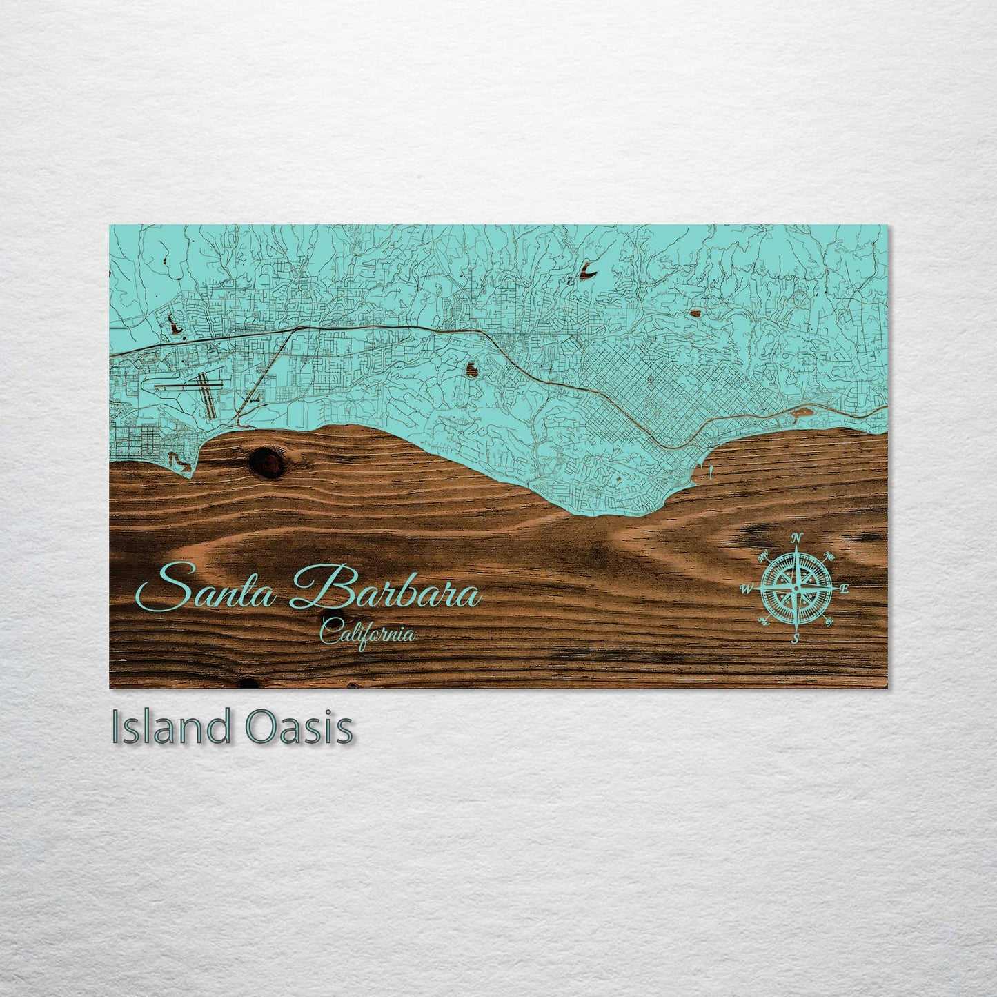 Santa Barbara, California Street Map