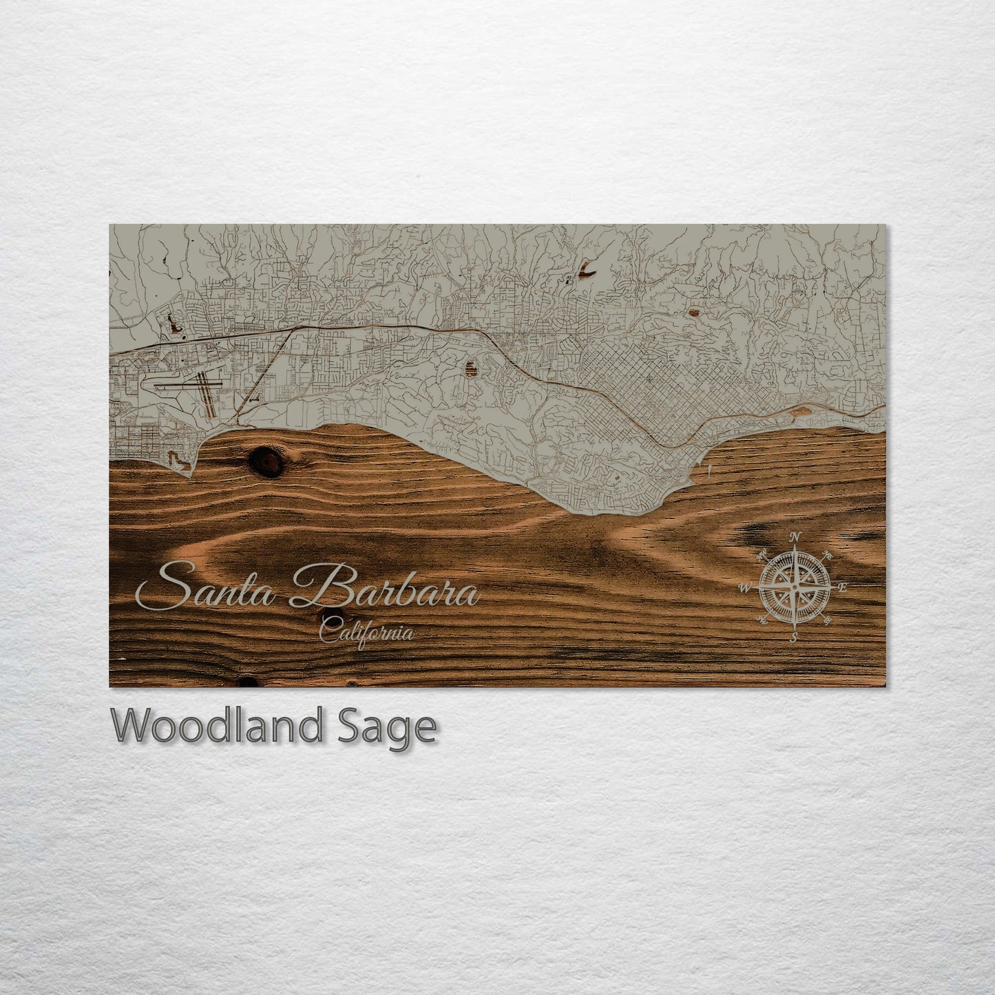 Santa Barbara, California Street Map