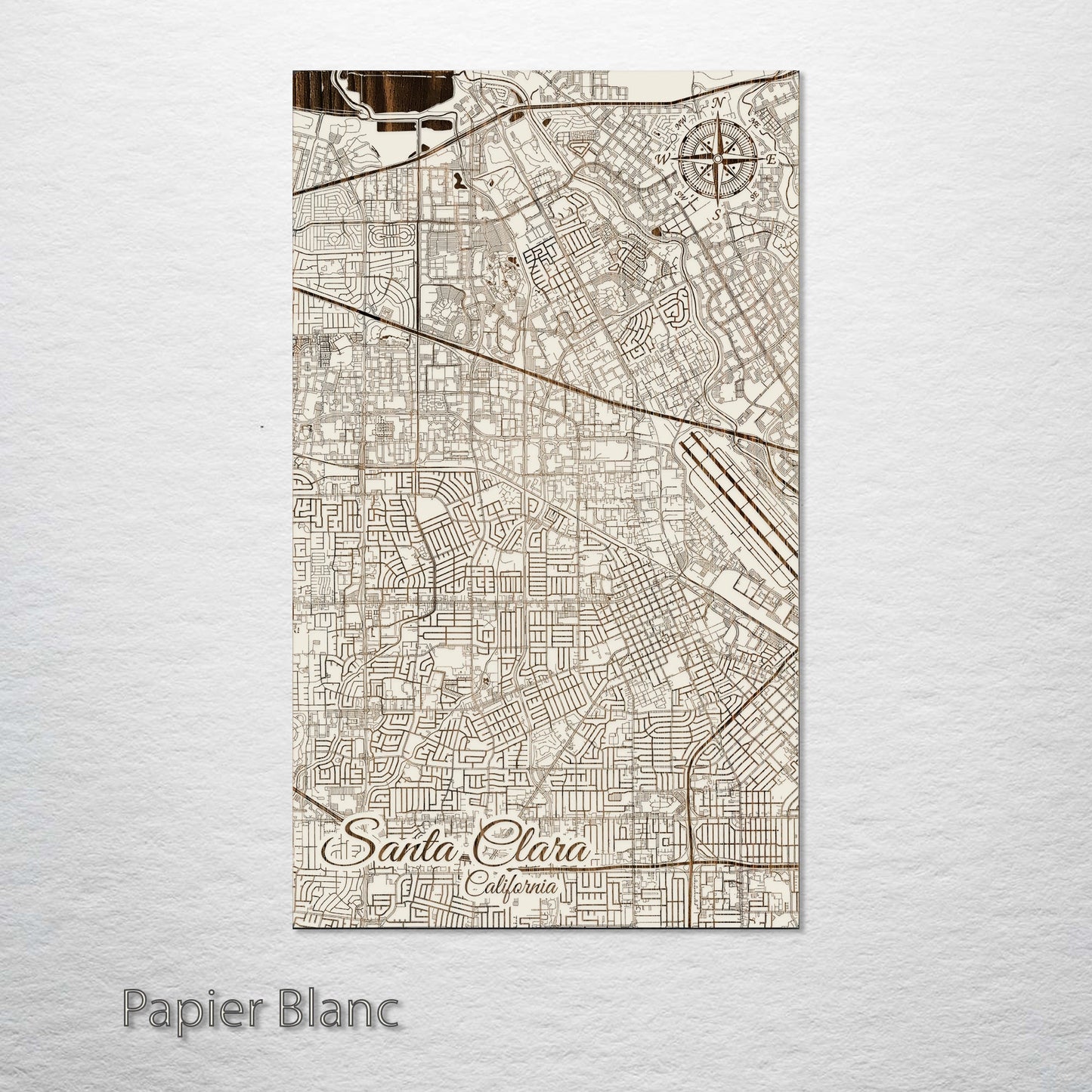 Santa Clara, California Street Map