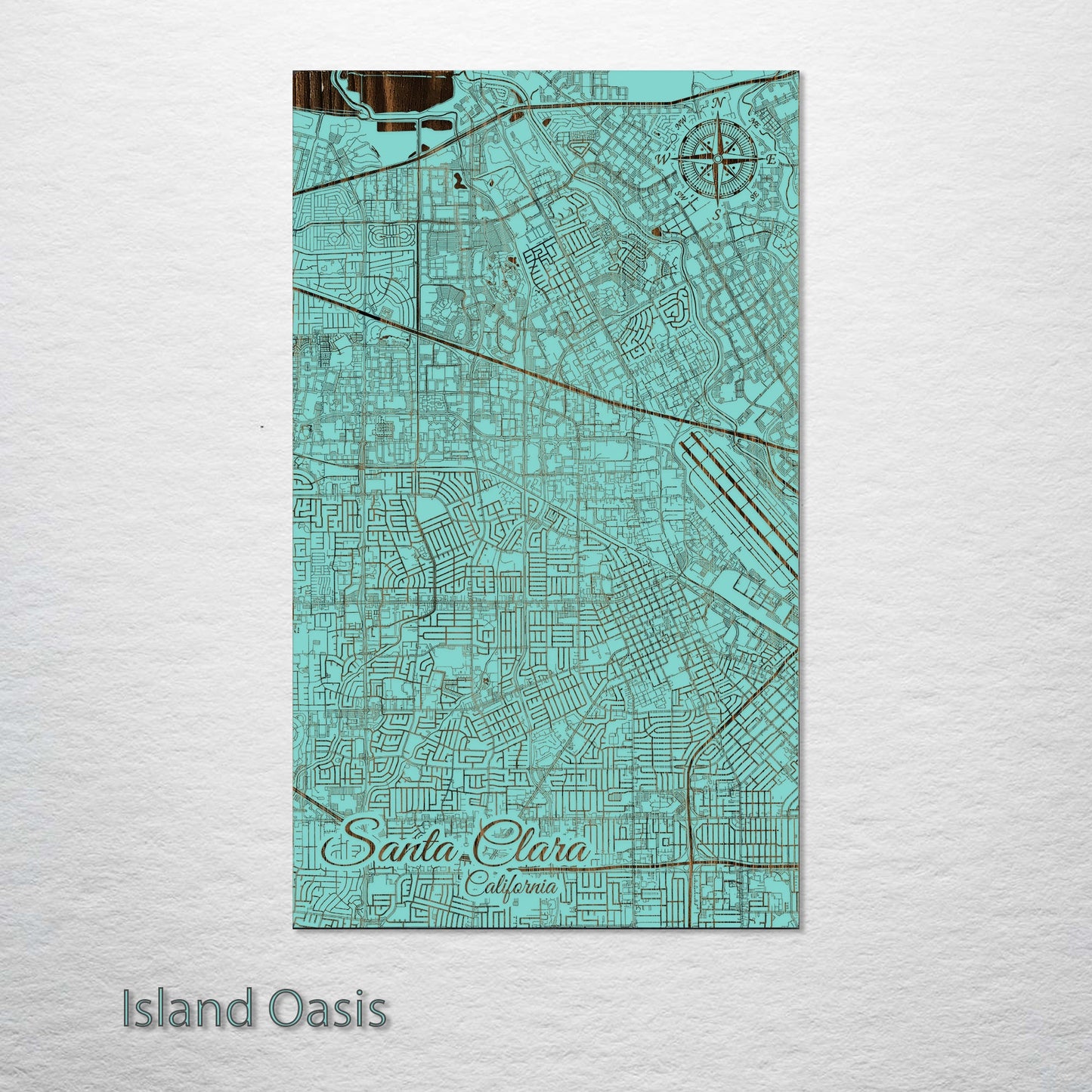 Santa Clara, California Street Map