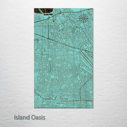 Santa Clara, California Street Map