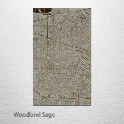 Santa Clara, California Street Map