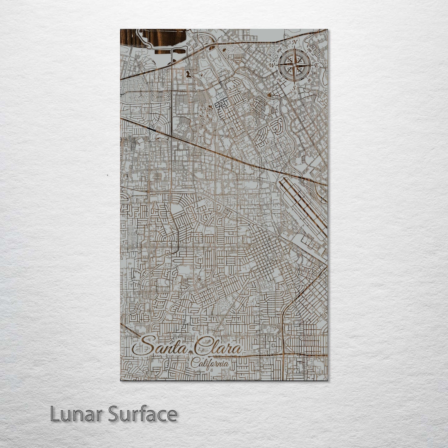 Santa Clara, California Street Map