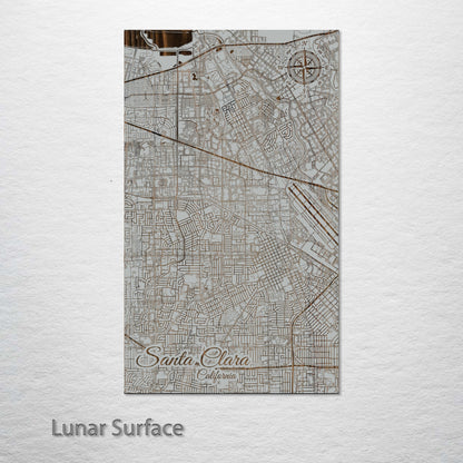 Santa Clara, California Street Map