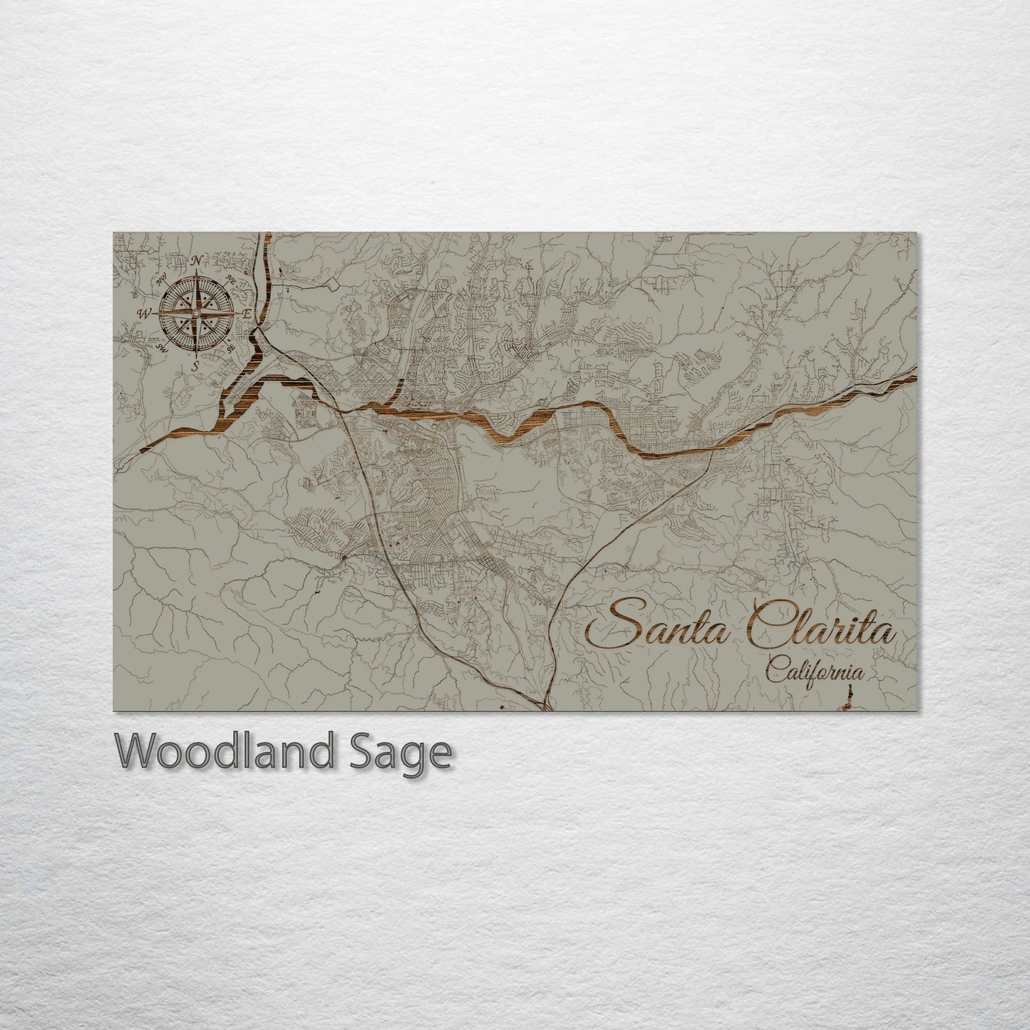 Santa Clarita, California Street Map