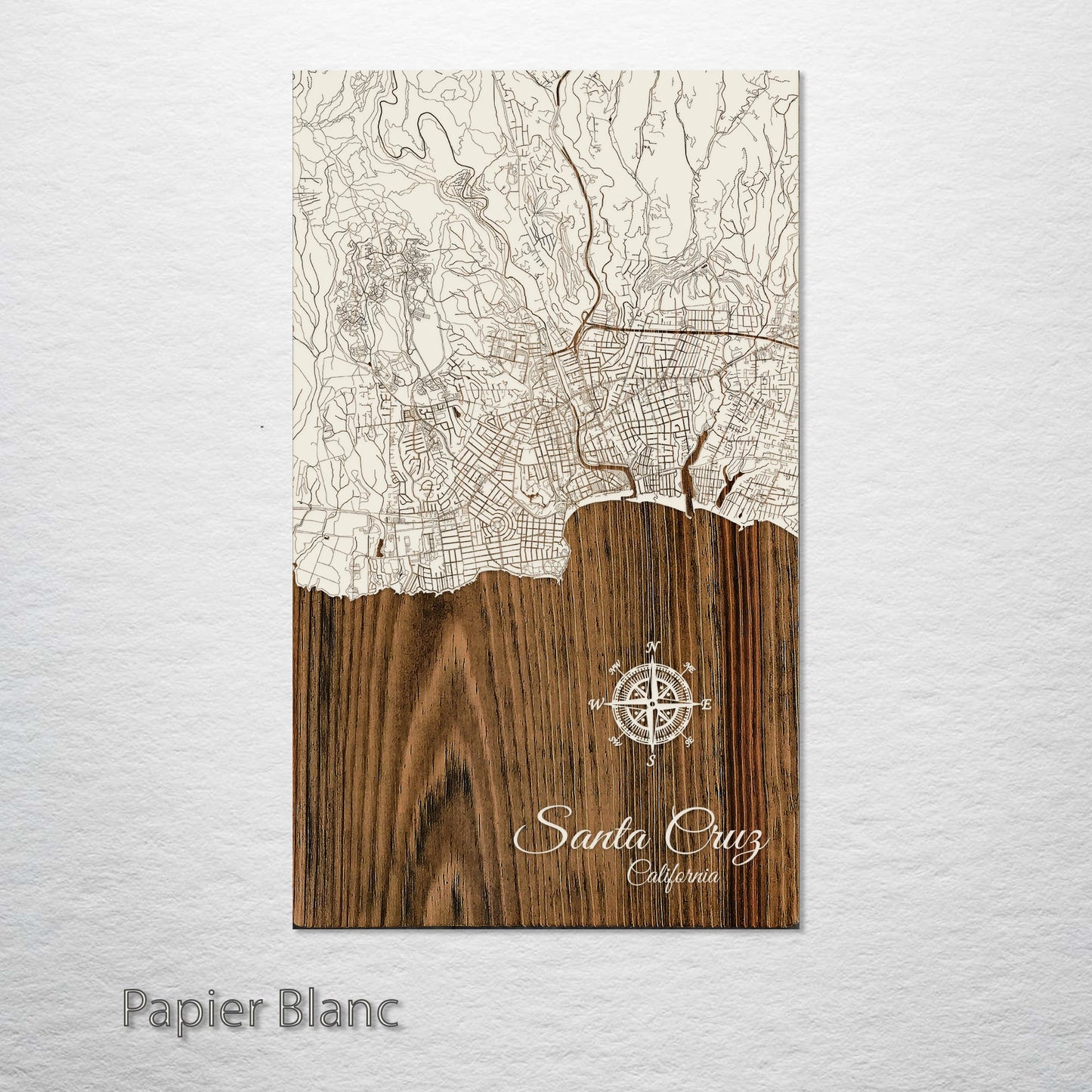 Santa Cruz, California Street Map