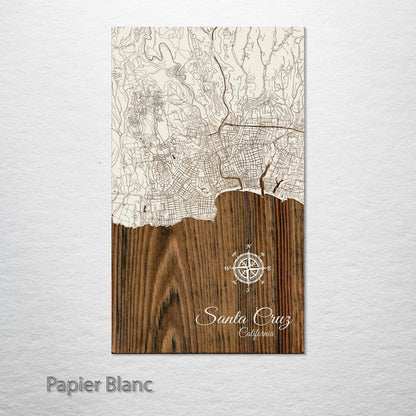 Santa Cruz, California Street Map