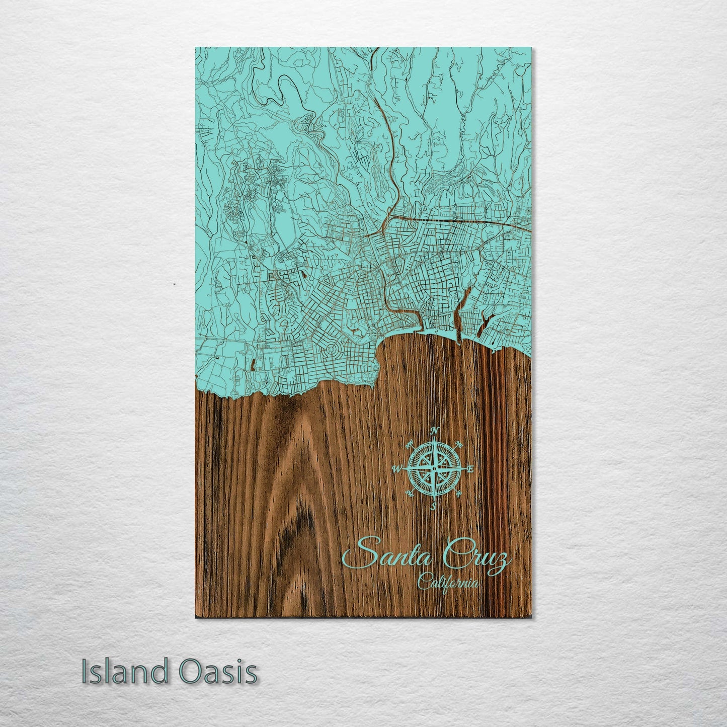 Santa Cruz, California Street Map