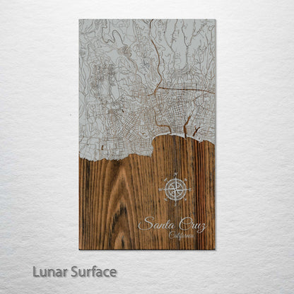 Santa Cruz, California Street Map