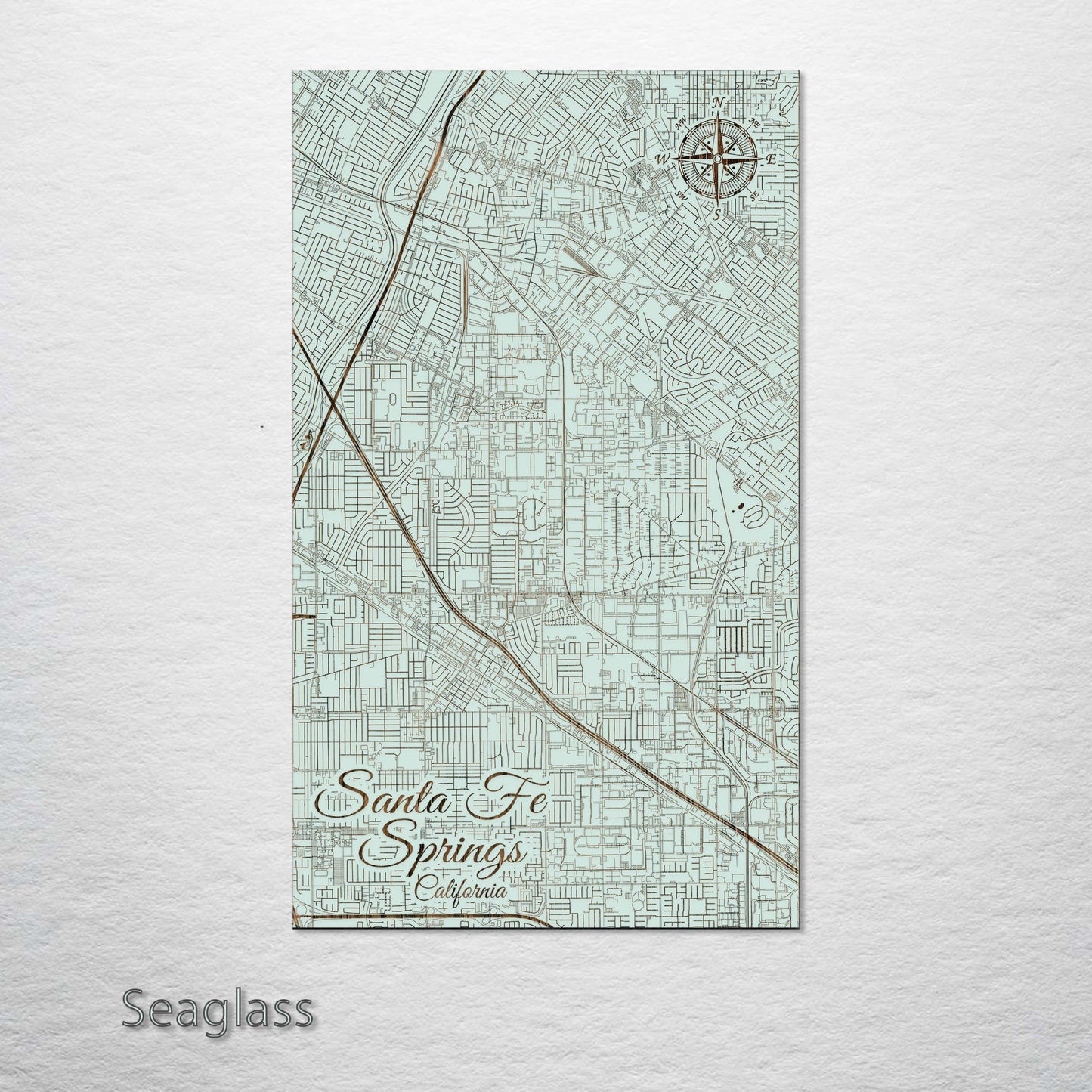 Santa Fe Springs, California Street Map
