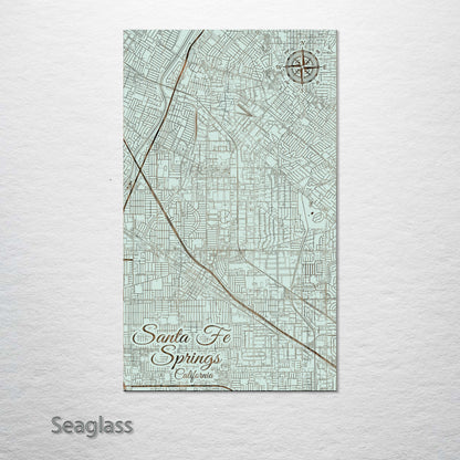 Santa Fe Springs, California Street Map