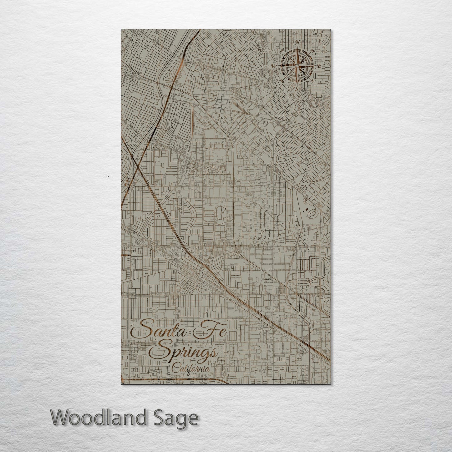 Santa Fe Springs, California Street Map