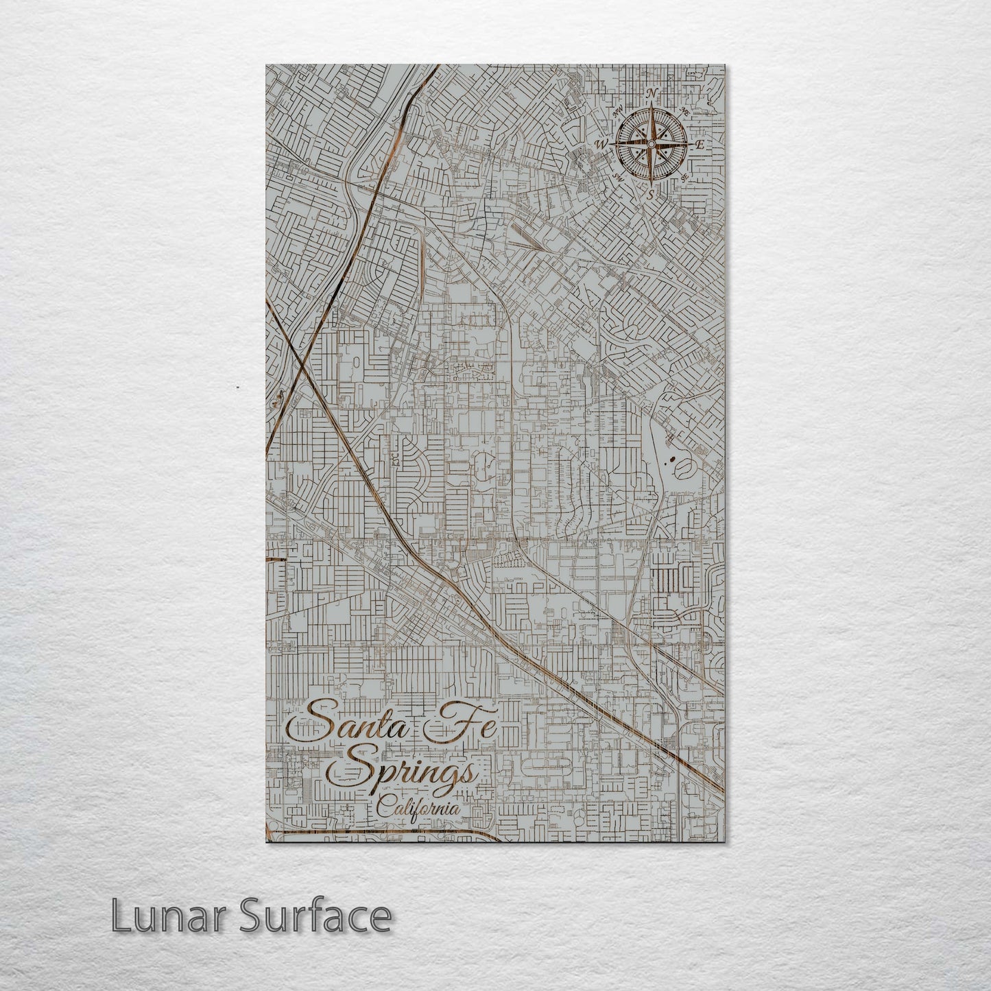 Santa Fe Springs, California Street Map