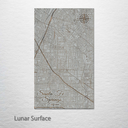 Santa Fe Springs, California Street Map