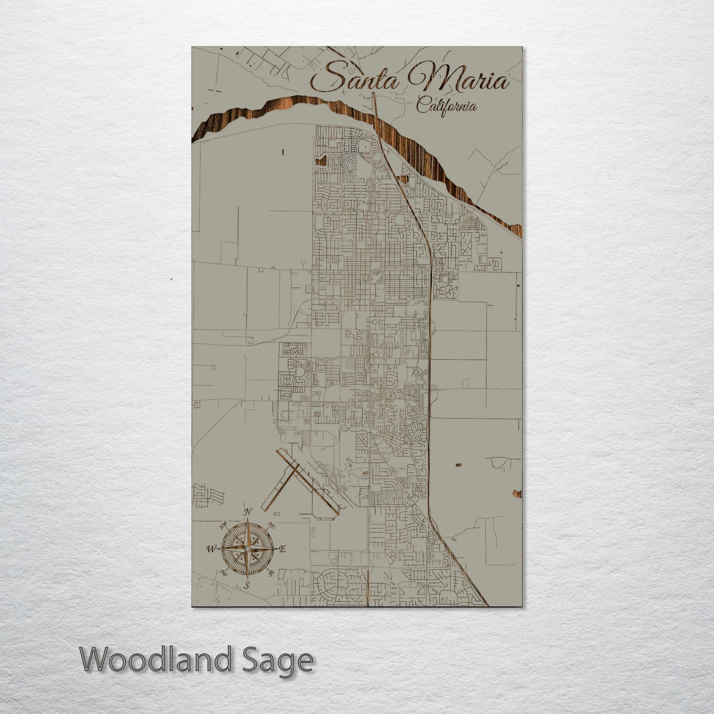 Santa Maria, California Street Map
