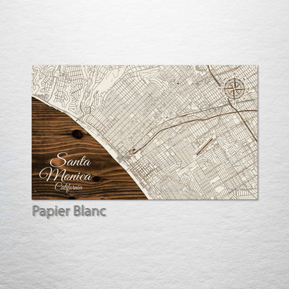 Santa Monica, California Street Map