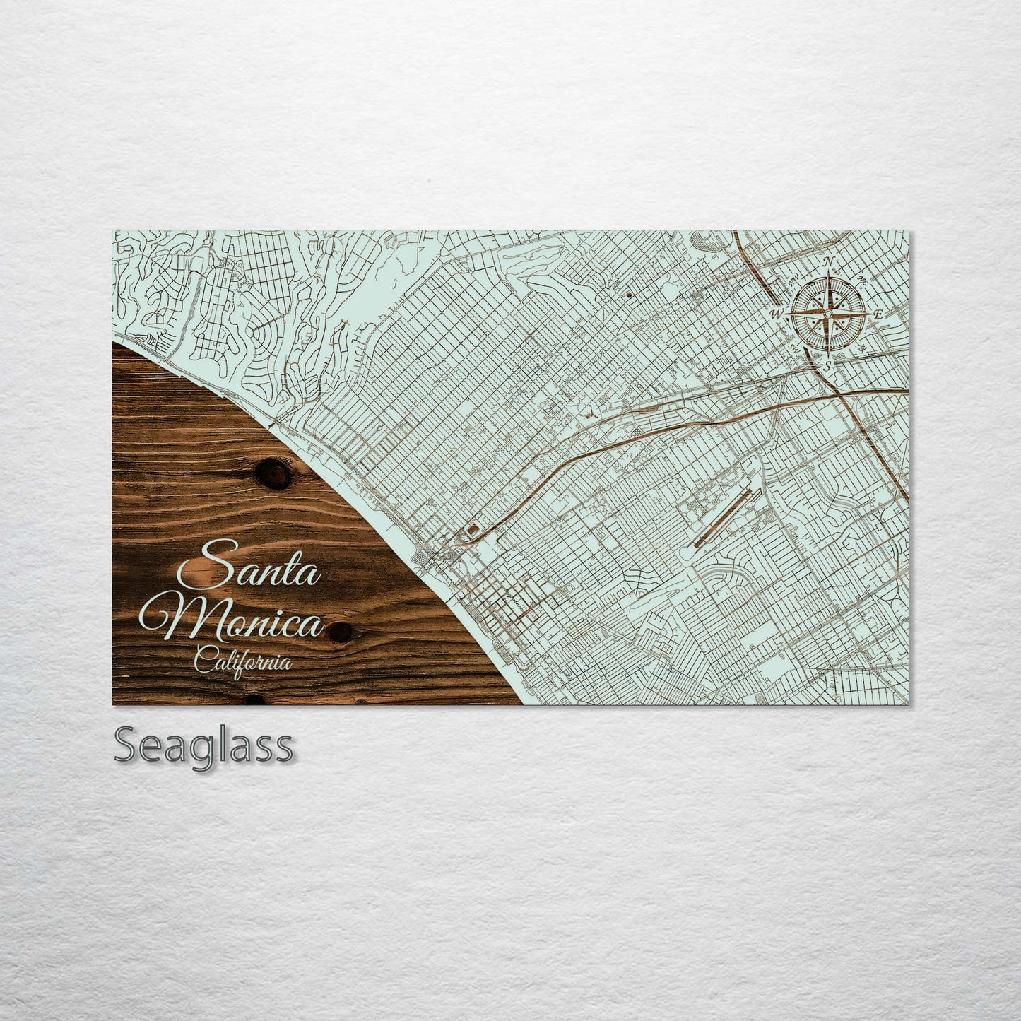 Santa Monica, California Street Map