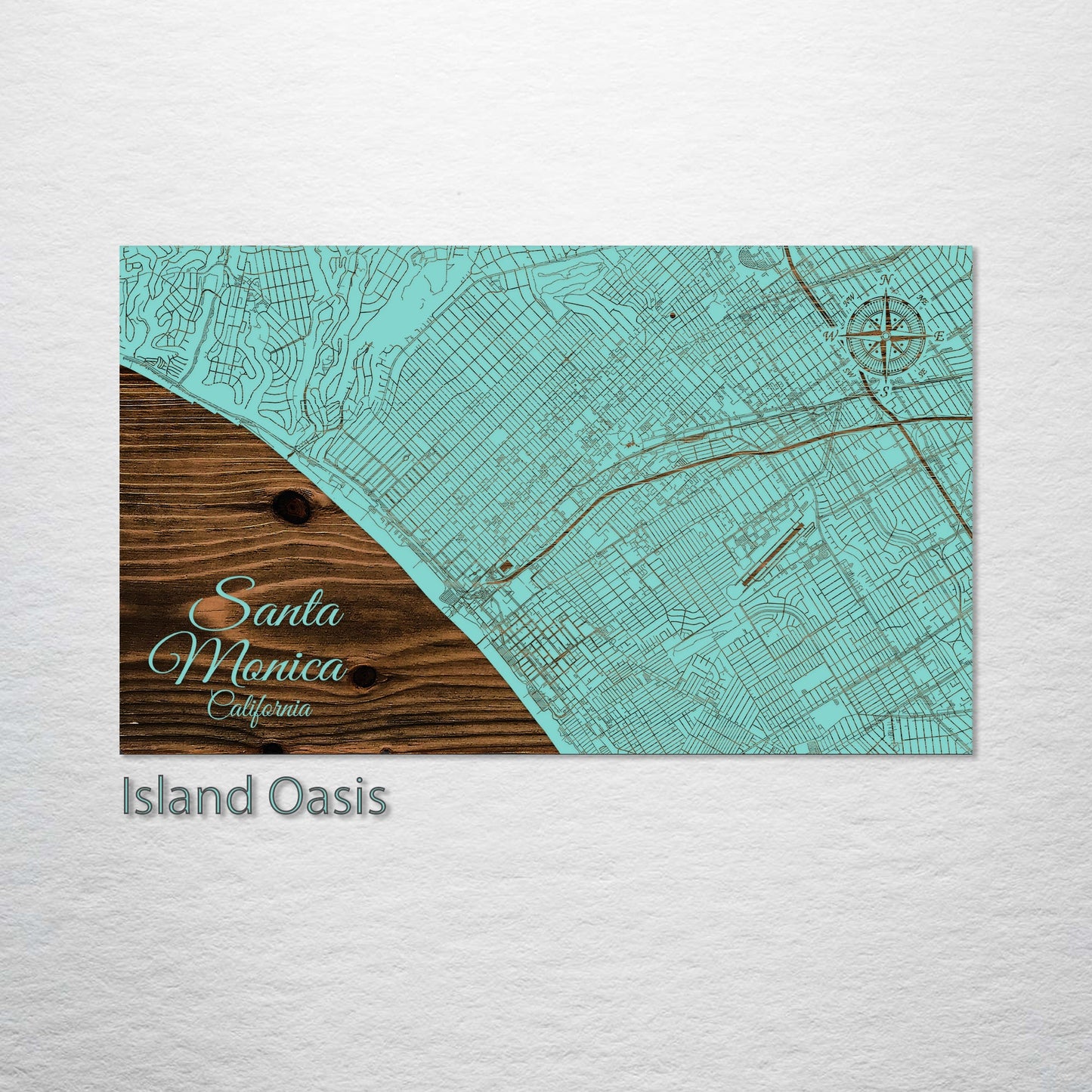 Santa Monica, California Street Map