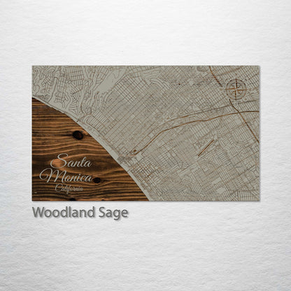 Santa Monica, California Street Map