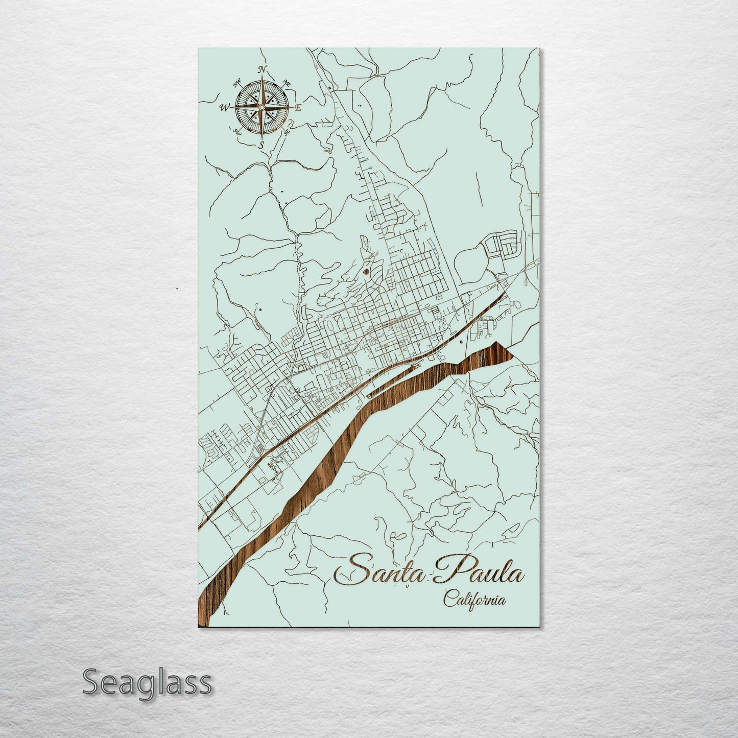 Santa Paula, California Street Map