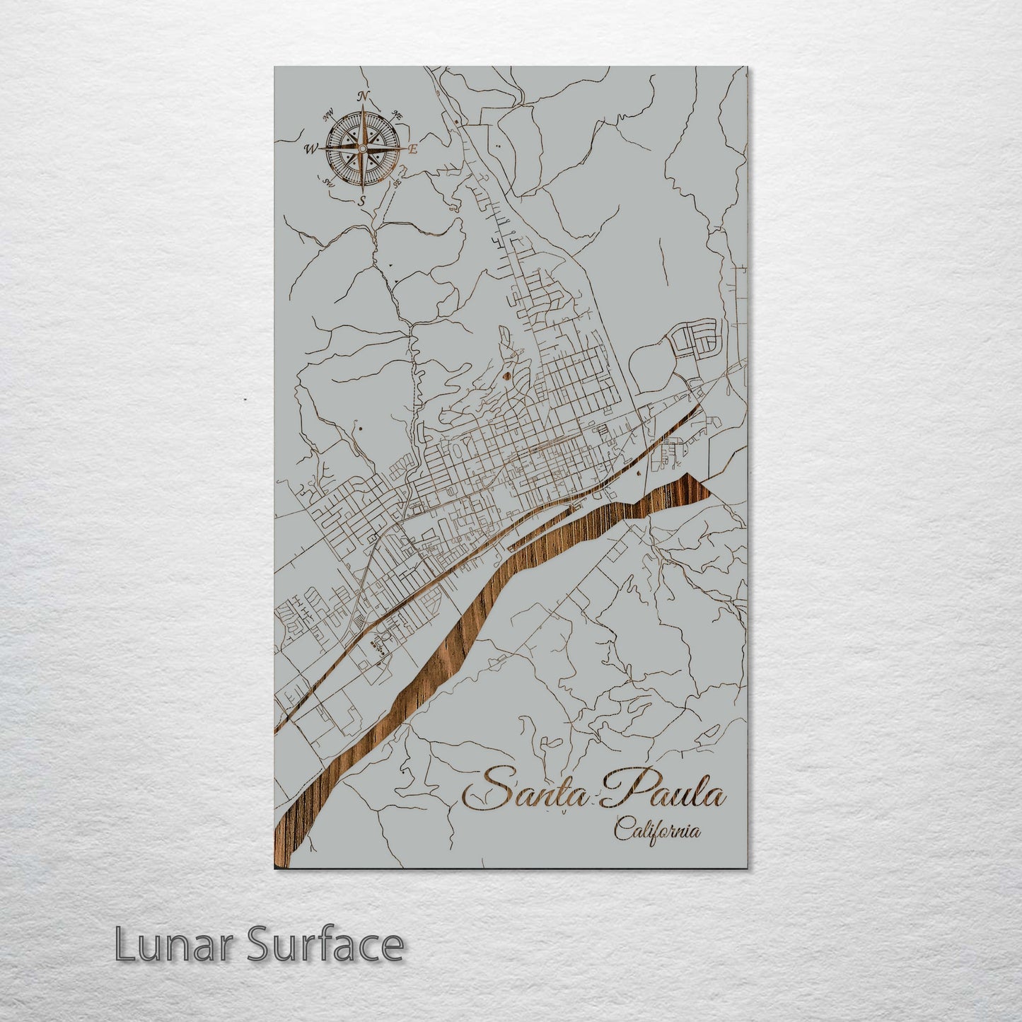 Santa Paula, California Street Map