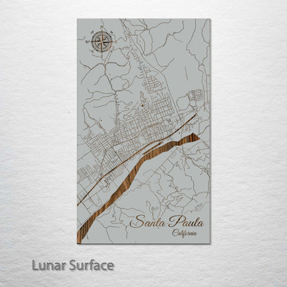 Santa Paula, California Street Map