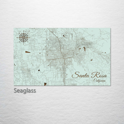 Santa Rosa, California Street Map