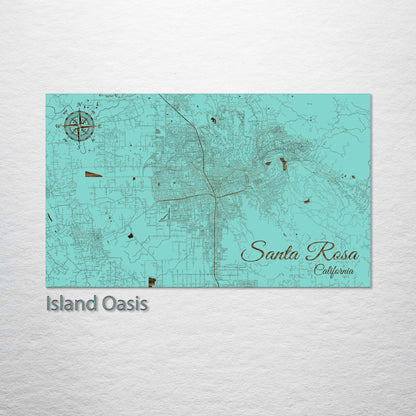 Santa Rosa, California Street Map