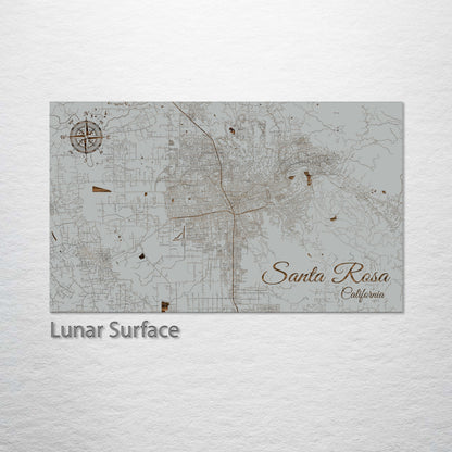 Santa Rosa, California Street Map