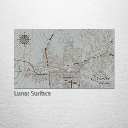 Santee, California Street Map