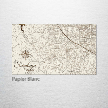 Saratoga, California Street Map