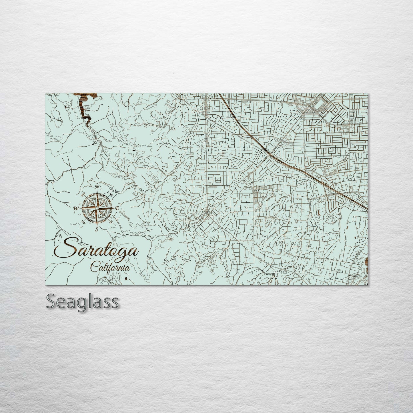 Saratoga, California Street Map