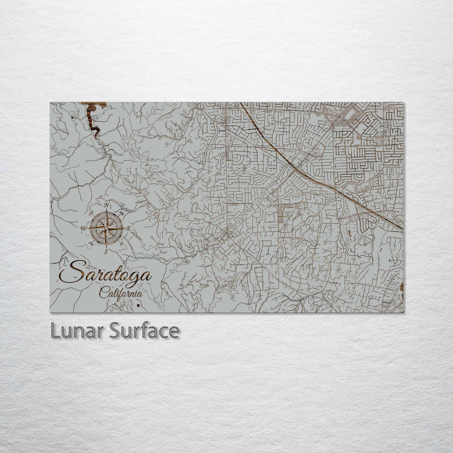 Saratoga, California Street Map