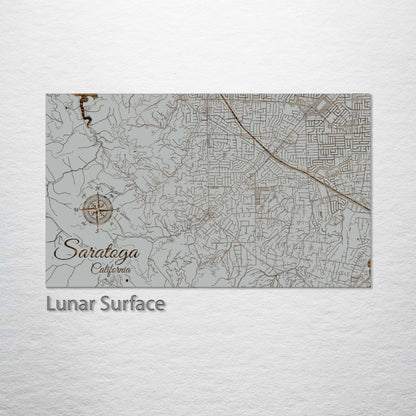 Saratoga, California Street Map