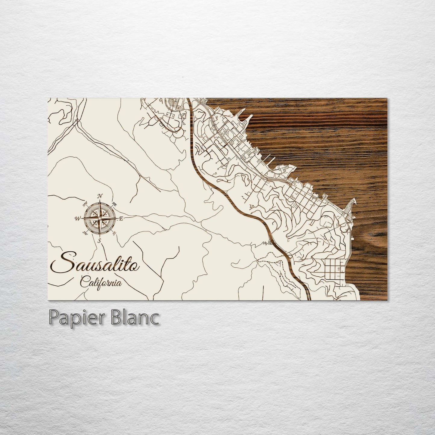 Sausalito, California Street Map