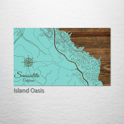 Sausalito, California Street Map