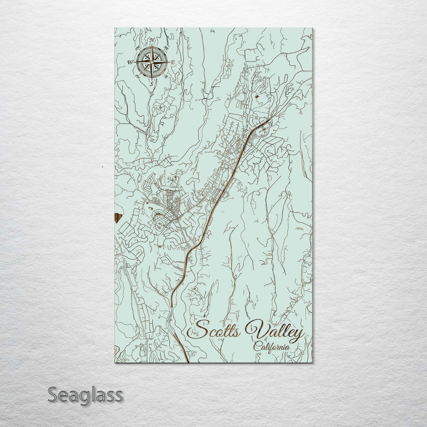 Scotts Valley, California Street Map