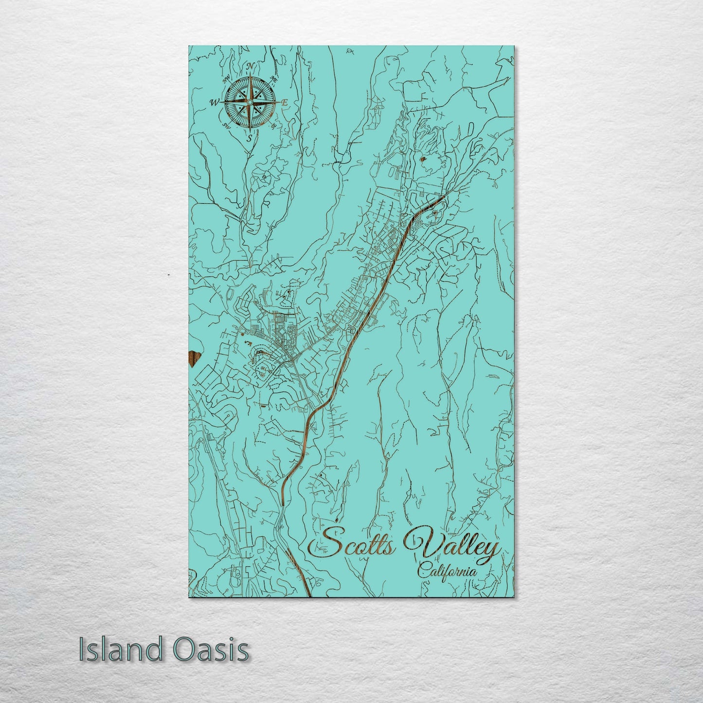 Scotts Valley, California Street Map