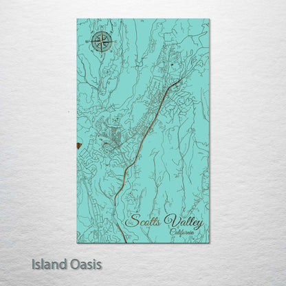 Scotts Valley, California Street Map