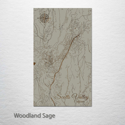 Scotts Valley, California Street Map