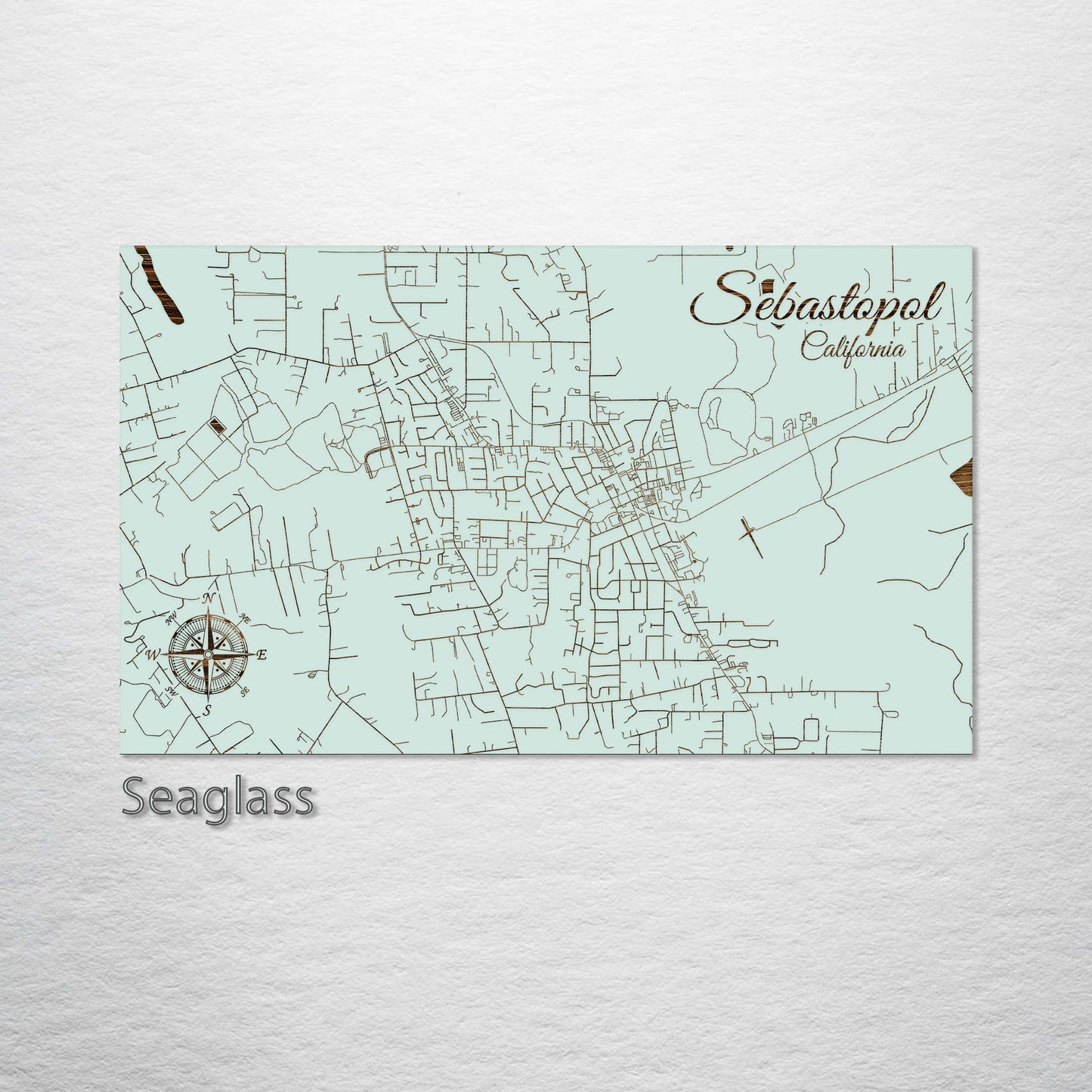 Sebastopol, California Street Map