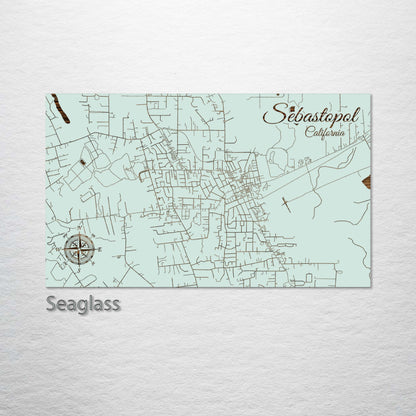 Sebastopol, California Street Map